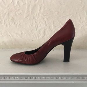 Aldo dark red 4” heels